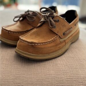 Sperry Top Sider Brown Leather Boat Shoes